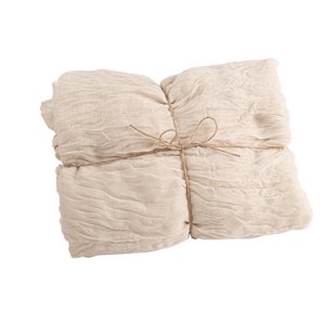 Tischläufer aus Stoff - Beige - 90 cm x 3 m Tischläufer aus Stoff - Beige - 90 cm x 3 m