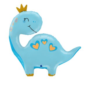 Folienballon - Dinosaurier - Blau - Form - 71 cm Folienballon - Dinosaurier - Blau - Form - 71 cm