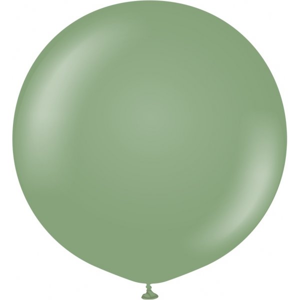 Luftballons schlicht - Premium 60 cm - Eukalyptus