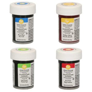 Wilton Pasta Farben Packung Blau Grün Rot Gelb 4x28g Wilton Pasta Farben Packung Blau Grün Rot Gelb 4x28g