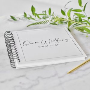 Gästebuch - Unsere Hochzeit - Zeitgenössische Hochzeit Gästebuch - Unsere Hochzeit - Zeitgenössische Hochzeit
