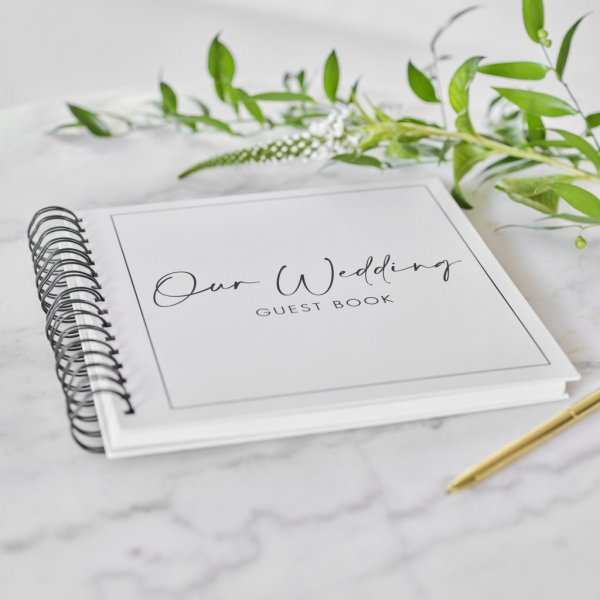 Gästebuch - Unsere Hochzeit - Zeitgenössische Hochzeit Gästebuch - Unsere Hochzeit - Zeitgenössische Hochzeit