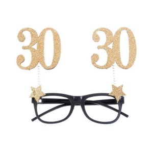 Glitzerbrille 30 Jahre