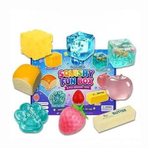 Squishy-Set - 8 Favoriten - Überraschungsbox - Butter Squishy-Set - 8 Favoriten - Überraschungsbox - Butter