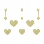 Tischdekoration - Herz/Pfeil - Sweet Love