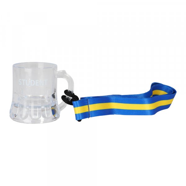 Schnapsglas mit Schleife - Student Schnapsglas mit Schleife - Student