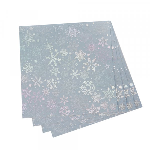 Servietten - Schillernde Schneeflocke - 16er-Pack Servietten - Schillernde Schneeflocke - 16er-Pack