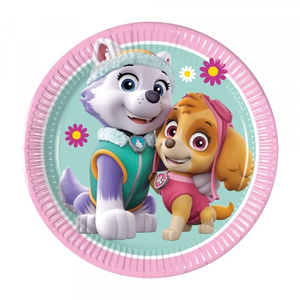 Pappteller - Paw Patrol - Skye & Everst - 20 cm - 8 Stück Pappteller - Paw Patrol - Skye & Everst - 20 cm - 8 Stück