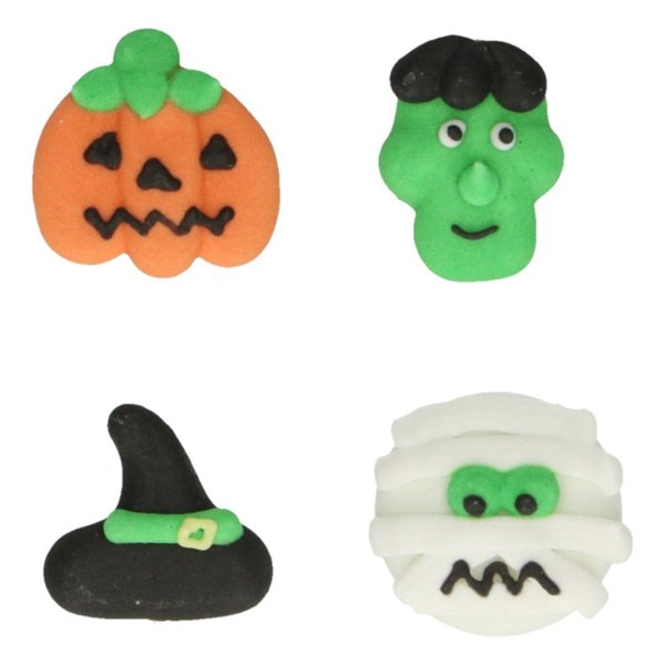 Zuckerdekoration für Halloween - 12er-Packung Zuckerdekoration für Halloween - 12er-Packung