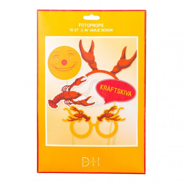 Fotorequisiten - Krabbenmotiv - 10er-Pack Fotorequisiten - Krabbenmotiv - 10er-Pack