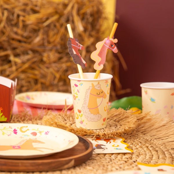 Pappbecher - Pferdeparty - 6er-Pack Pappbecher - Pferdeparty - 6er-Pack