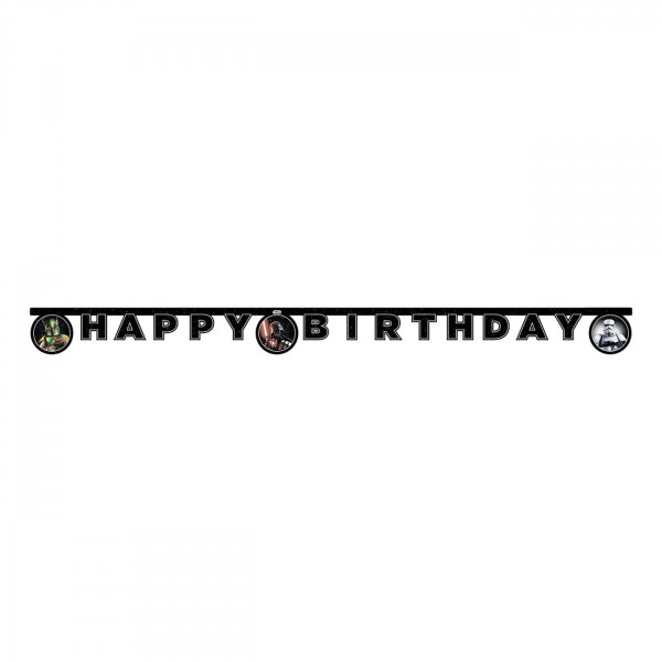 Girlande zum Geburtstag - Star Wars