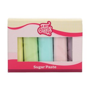 Zuckerpaste/Zuckerpaste - Mixpack - Pastelle - FunCakes - 5x100g Zuckerpaste/Zuckerpaste - Mixpack - Pastelle - FunCakes - 5x100g