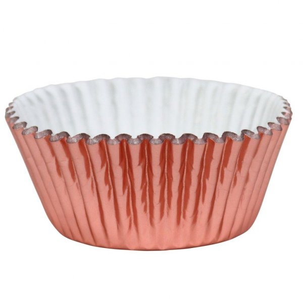 Muffinformen - Folie - Rosgold - 30er-Pack