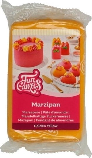 Marzipan - Goldgelb - Funcakes Marzipan - Goldgelb - Funcakes