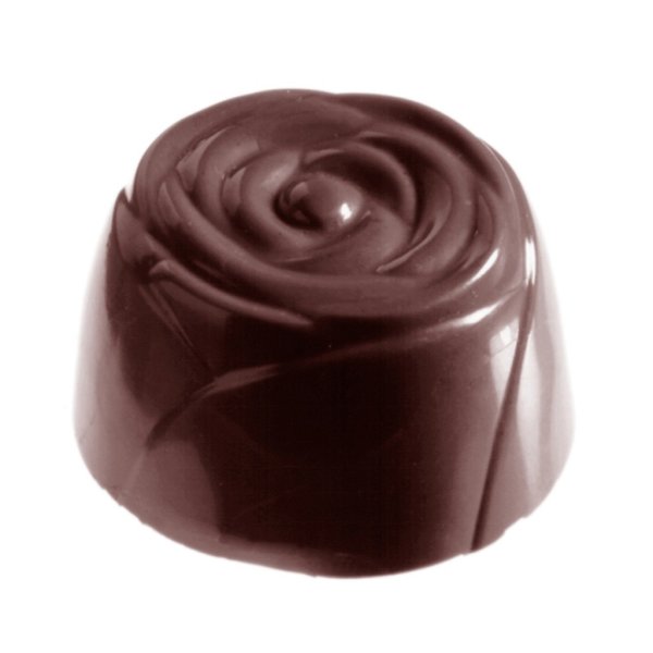 Pralinenform - Große Rose - CW1033 - 3,4 cm - Chocolate World Pralinenform - Große Rose - CW1033 - 3,4 cm - Chocolate World