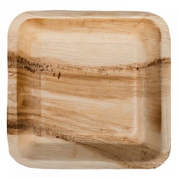 Teller aus Palmblättern - Großpackung 25 Stück - 24 cm Teller aus Palmblättern - Großpackung 25 Stück - 24 cm