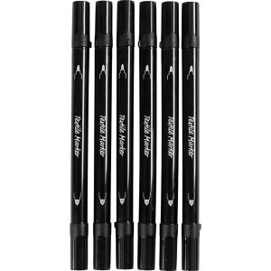 Textilstifte - 6er-Pack - Schwarz Textilstifte - 6er-Pack - Schwarz