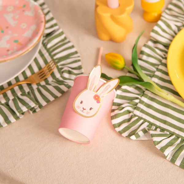 Pappbecher - Hasenohren - 6er-Pack