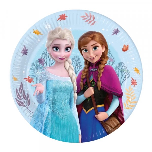 Pappteller - Frozen 2 - 8er-Packung - 23 cm Pappteller - Frozen 2 - 8er-Packung - 23 cm