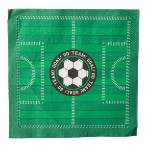 Servietten - Fußball - Fußballfeld - 16er-Packung Servietten - Fußball - Fußballfeld - 16er-Packung