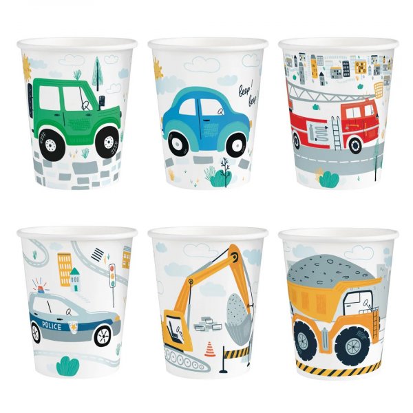 Pappbecher - Stadtverkehr - 6er-Packung Pappbecher - Stadtverkehr - 6er-Packung