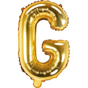 Buchstabenballons - Gold - 35 cm - Buchstabe: G Buchstabenballons - Gold - 35 cm - Buchstabe: G