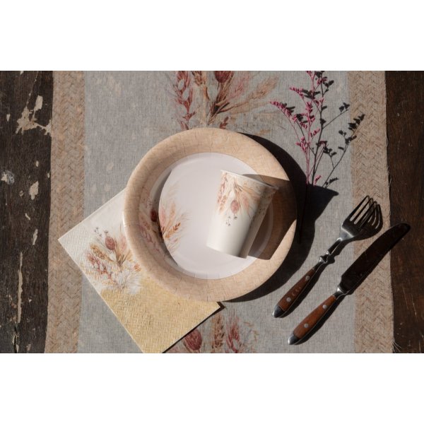 Pappteller - Boho Romance - 10er-Pack