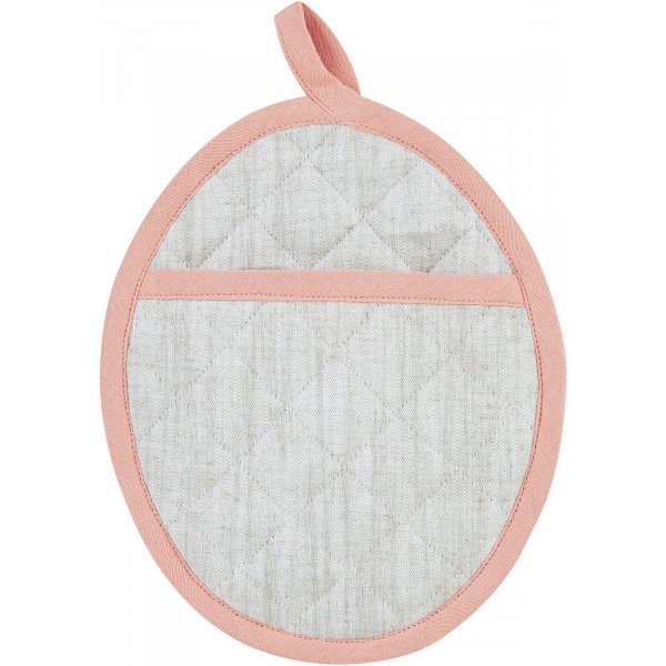 Sabina Topflappen 15 x 25 cm - Koralle