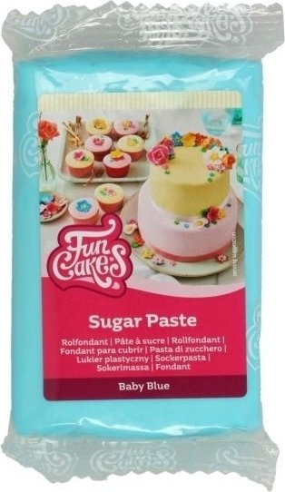 Zuckerpaste - Babyblau - 250 Gramm Zuckerpaste - Babyblau - 250 Gramm