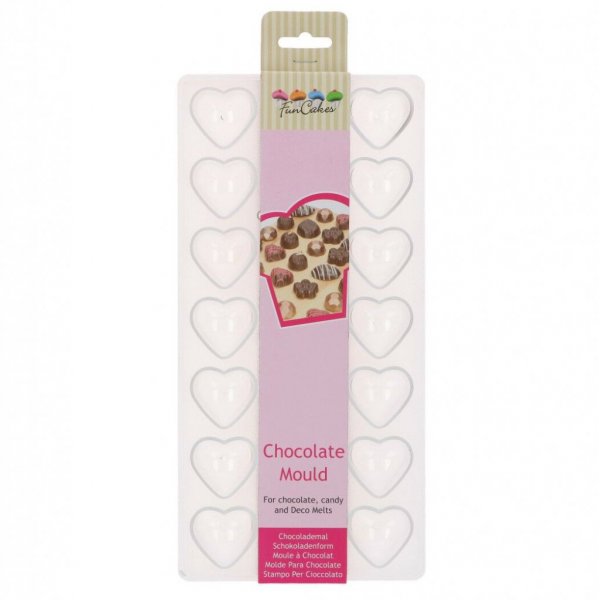 Schokoladenform - FunCakes - Herzen