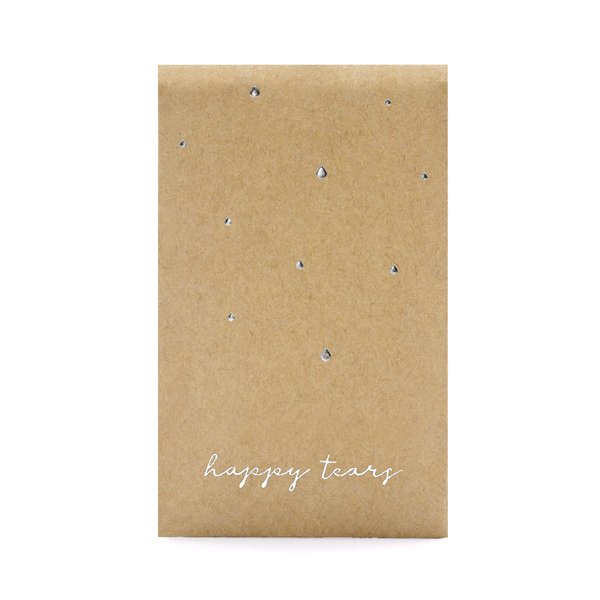 Taschent�cher - 10er-Pack - Happy Tears - Silber