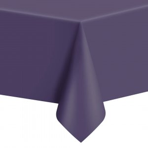 Tischdecke - Kunststoff - Lila - ca. 1,4 x 2,7 m Tischdecke - Kunststoff - Lila - ca. 1,4 x 2,7 m