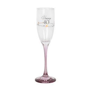 Champagnerglas - Alles Gute zum 40. Champagnerglas - Alles Gute zum 40.