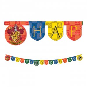 Girlande zum Geburtstag - Harry Potter Hogwarts