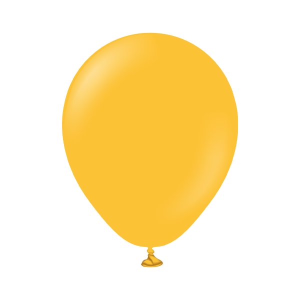 Ballons, einfarbig - Premium 45 cm - Bernstein - 5er-Pack Ballons, einfarbig - Premium 45 cm - Bernstein - 5er-Pack
