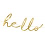 Girlande - Hallo Baby - Gold