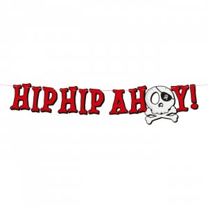 Girlande - Piraten Hip Hip Ahoy - 5 m Girlande - Piraten Hip Hip Ahoy - 5 m