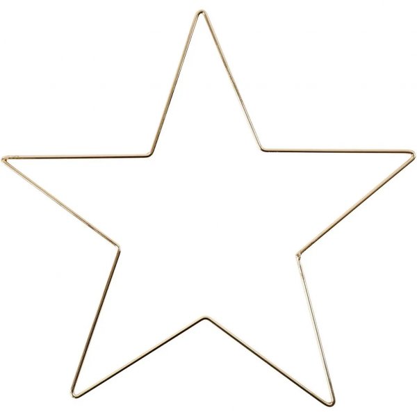 Metallstern - Messing - 30 cm