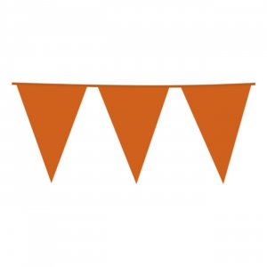 Wimpelgirlande Orange 10 m Wimpelgirlande Orange 10 m
