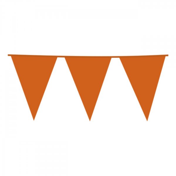 Wimpelgirlande Orange 10 m Wimpelgirlande Orange 10 m