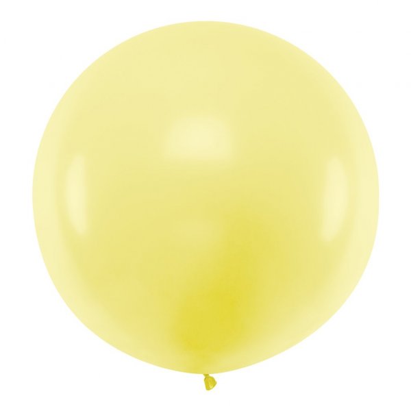 Riesenballon Einfarbig - Hellgelb