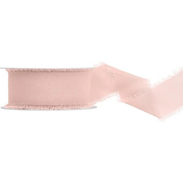 Chiffonband - 40 mm - Hellrosa - 10 m Chiffonband - 40 mm - Hellrosa - 10 m