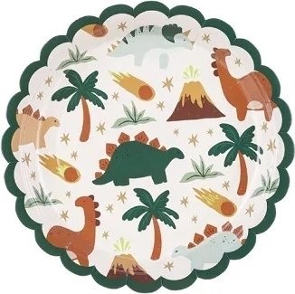 Pappteller - Dinosaurier - 6er-Pack Pappteller - Dinosaurier - 6er-Pack