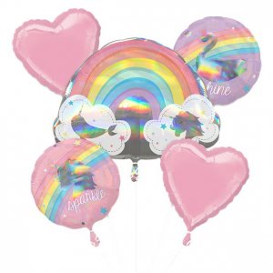 Ballonstrauß - Magischer Regenbogen Ballonstrauß - Magischer Regenbogen