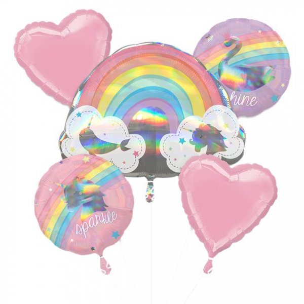 Ballonstrauß - Magischer Regenbogen Ballonstrauß - Magischer Regenbogen