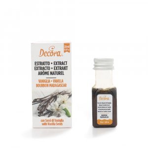 Natürlicher Vanilleextrakt - Madagaskar Bourbon - Decora - 20 ml Natürlicher Vanilleextrakt - Madagaskar Bourbon - Decora - 20 ml