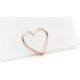 Kartenetui - Herzen - Rosgold - 10er-Pack