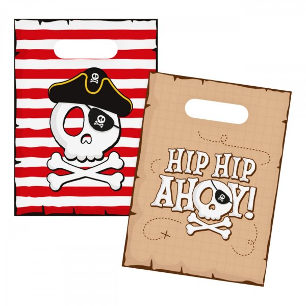S��igkeitent�ten - Piraten-Hip-Hip-Ahoi - 6er-Pack