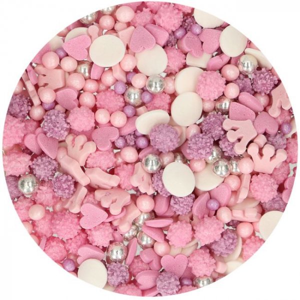 Streuselmischung - Princess-Mischung - FunCakes - Groes Glas 180 g